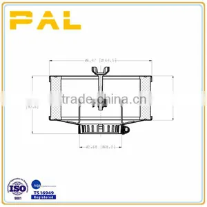 6-1/2" Custom Round Air Cleaner Kits thumbnail-1