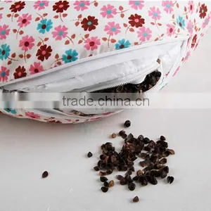 Hot Sell Fashion 100% Cotton Super Soft U Shape Folding Travel Neck Mesh Pillow thumbnail-6