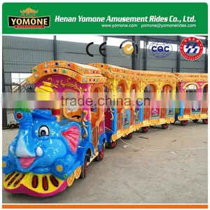 China Hot Sale Fairground Rides Kids Elephant Trackless Train thumbnail-1