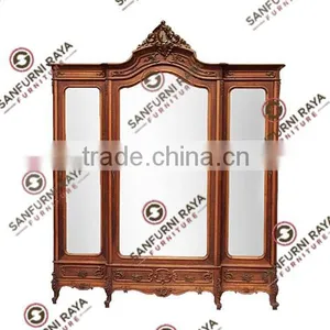 French Style Armoires or Wardrobe Three Doors thumbnail-1