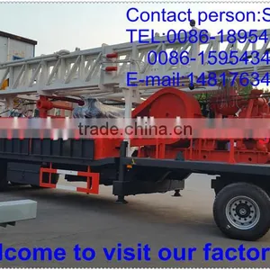 Trailer Type Water Well Drilling Machinery 1000m thumbnail-2