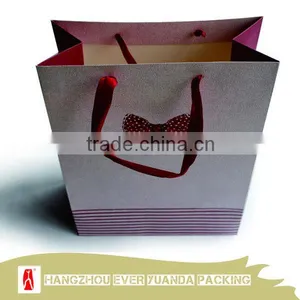 Fancy Cheap Paper Handbags Printing / White Cardboard Paper Handbags thumbnail-1