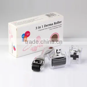 3 in 1 Replaceable Derma Roller Pen Kit Microneedle Set Anti Aging Skin Care thumbnail-6