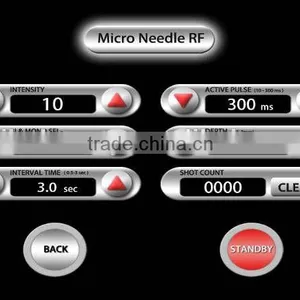 Professional 2 Handles / 5 Handles Micro Needle Fractional rf Wrinkle Removal Machine With Different Size Tips thumbnail-5