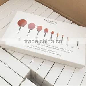 Factory Lowest Price 10pic Set Oval Makeup Brush /2016 Fashion Professional Ladies Makeup Brush thumbnail-6