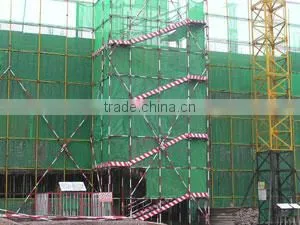 Green Uvioresistant Construction Building Protective Safety Net thumbnail-1