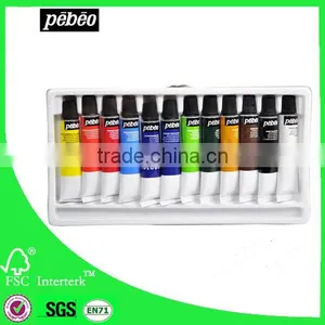 Artist Quality Pebeo 12x12ml Oil Colours Paint thumbnail-1
