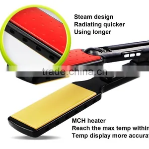 2017 LCD Display Digital Temperature Control Auto Hair Straightener thumbnail-1