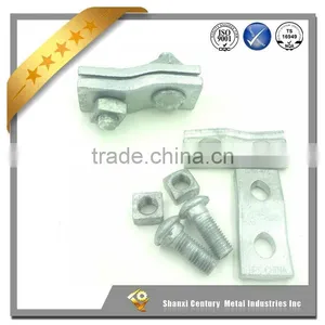 Deadend Hardware 6410 Offset 5/8 Bolted Guy Wire Clamp thumbnail-2