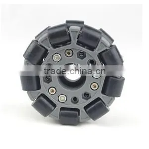 203mm Double Aluminium Omni Directional Wheel W/Bearing Rollers thumbnail-1