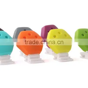 Silicone Hexagon Pacifier Make From 100% Food Grade Silicone Use for Baby Teething thumbnail-1