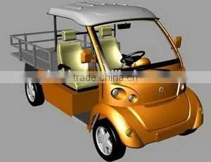 48v 2 Seater Rear Cargo Box Electric Pickup Truck thumbnail-1