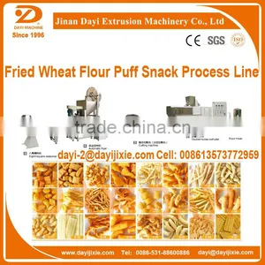 Fried Wheat Flour Crispy Chip Snack Food Process Line From Jinan Dayi thumbnail-1