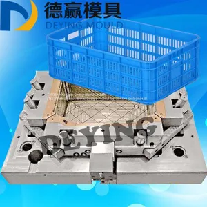 Chinese Mould Manufacture Supply Plastic Injection Crate Mould 2017 New Product Plastic Mould for Injection Turnover Box thumbnail-3