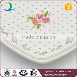 Decal Ceramic Light Weight Wedding Heated Dinner Plates thumbnail-3