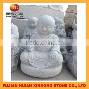 Cute Monk Prayer Beads Statue With Taking Prayer Beads thumbnail-6