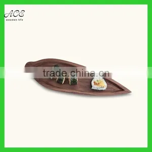 2016 New Style High Quality Leaf Shape Wooden Tray thumbnail-2