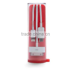 3in1 Kit High Quality Universal Dual 2 Ports Charger Adaptor Micro USB Charging Cable thumbnail-5