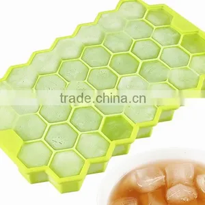CY175 Honeycomb Shape Grids Food Grade Silicone Ice Cube for Home DIY thumbnail-1