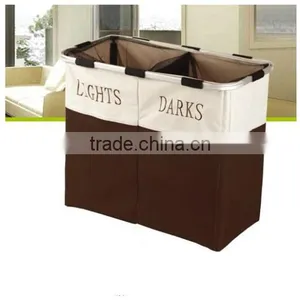 Collapsible Novelty Cheap Woven Laundry Basket thumbnail-1