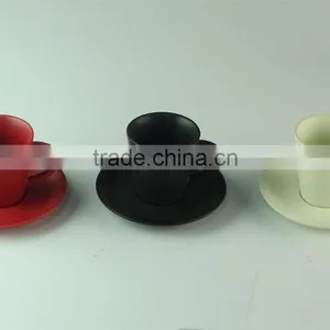 Wholesale Coffee Cup With Saucer Set in Gift Box in Stock,6pcs per Set With Three Color thumbnail-4