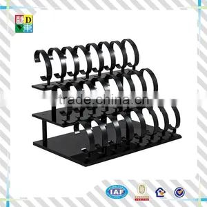 2016 High Quality Acrylic Watch Display Stand Black Acrylic Watch Display Wholesale PMMA Acrylic Display for Watch Shop Use thumbnail-1