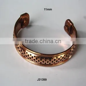 Magnetic Copper Bracelet With Round Etching Wearing it Has Health Benefits thumbnail-1