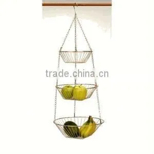 H2216 Wire 3-Tier Fruit Basket thumbnail-1