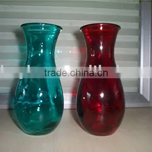 Colored Glass Vase/flower Vase thumbnail-1