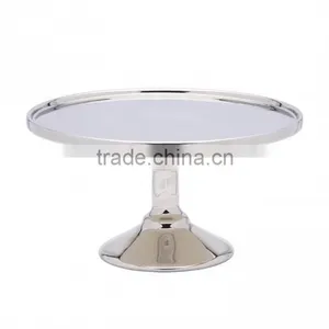 Silver Plated Metal Cake Stand thumbnail-1