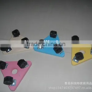 Promotion Price Wooden Flowerpot Stand With Wheels Round Wooden Flower Stand Mat thumbnail-3