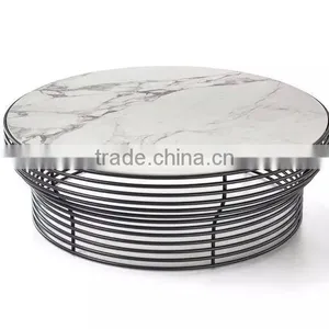 Online Shopping Power Coating Frame Metal Coffee Table High Qualtiy thumbnail-1