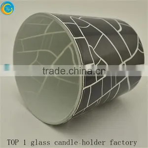 Embossed Green Glass Vase Glass Jars for Sale thumbnail-1