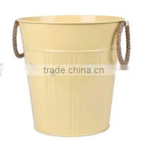 New Asbury Metal Wastebasket in Colorful , Metal Trash Can, Garbage Steel Waste Bin thumbnail-1