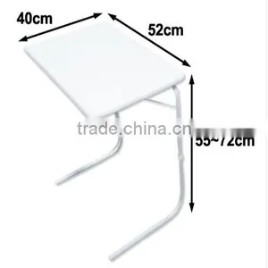 Portable, Multi Purpose, Foldable TV Dinner Table With 6 Height Adjustment & 3 Different Angles thumbnail-5