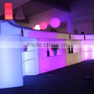 Round Colorful Top Selling Outdoor Plastic Led Bar Furniture thumbnail-3