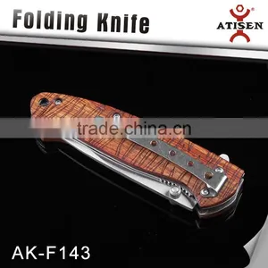 3Cr13 Blade Camping Knife With Wood Handle Pocket Knife Tools thumbnail-2