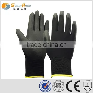 Sunnyhope pu Coated Knitted Hand Gloves Manufacturers in China thumbnail-1