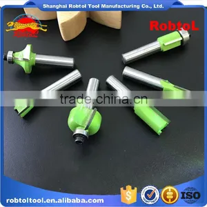 Factory Wood Router Bit Set 6pc 8mm Shank for Woodworking Tungsten Carbide End Mill Cutting CNC Carved Engraving Milling Cutter thumbnail-5