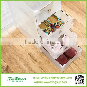 Clear Man's Plastic Storage Shoe Drawer thumbnail-1