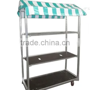 Hot Sale Display Trolleyt Danish Flower Trolley With Cover thumbnail-2