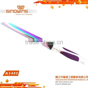 A3405-2 New Design 5pcs Colorful Titanium Blade Stainless Steel Kitchen Knife Set thumbnail-6
