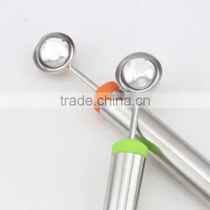 Fashionable Multifunction Stainless Steel Fruit Carving Knives Watermelon Hami Melon Balls Ice Cream Spoon thumbnail-4