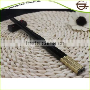 Chinese Customize Black Organic Wood Restaurant Chopstick thumbnail-1