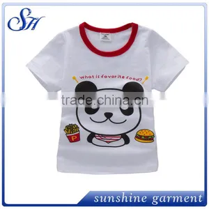 China Factory Wholesale Kids Shirt Sleeve White t Shirts thumbnail-6