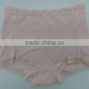 Fashion Style! 2015 New Arrival Pink Color Briefs With Lace Comfortable Wearing Big Size Women Mommy Pants thumbnail-1