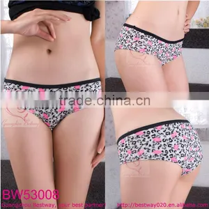 Sex Photo of Hot Sale Girls Dresses Fashion New Sex Cotton Products Leopard Printing Panty thumbnail-1