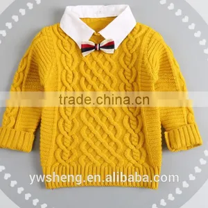 Latest New Design Baby Boy Cashmere Knitted Sweater thumbnail-1