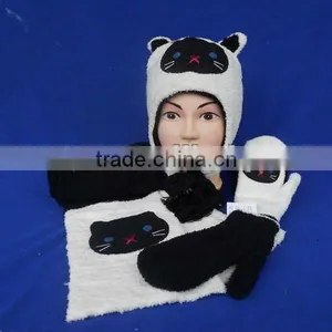 Knittes Sets Beanie Hats, Gloves,scarf thumbnail-1