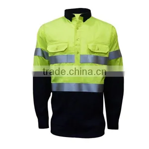 Wholesale Custom t Shirt Hi-vis Shirts for Men thumbnail-3